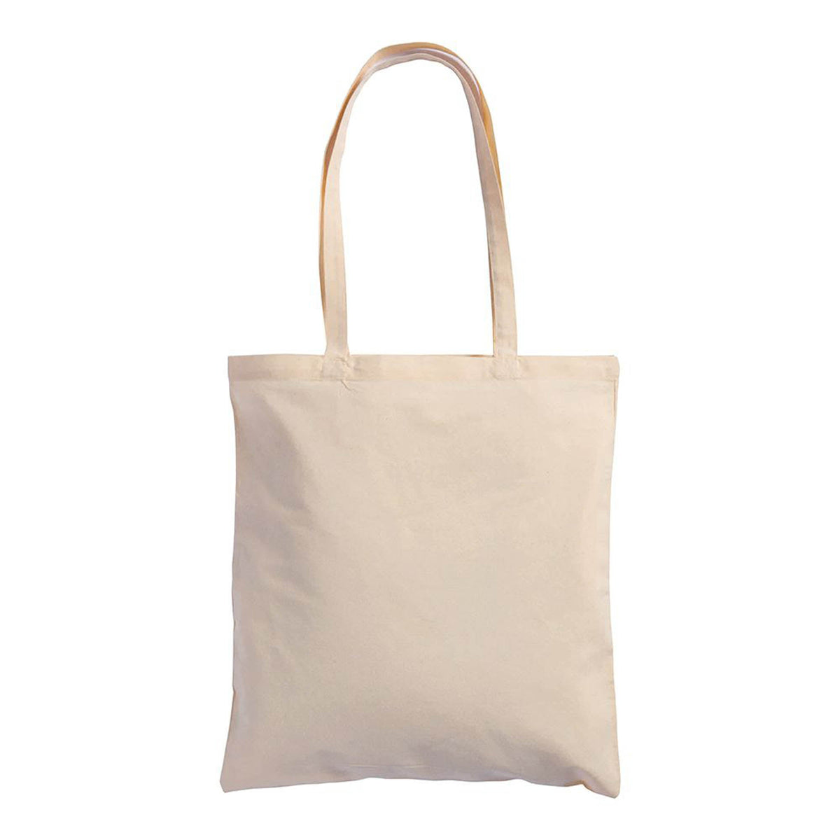 Milano 130 - Shopper in cotone 130 g/m2, manici lunghi - DTFprint24
