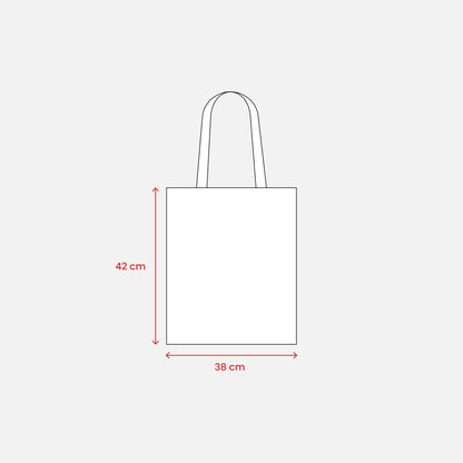Milano 130 - Shopper in cotone 130 g/m2, manici lunghi - DTFprint24